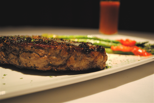 Fleming's Peppercorn Steak