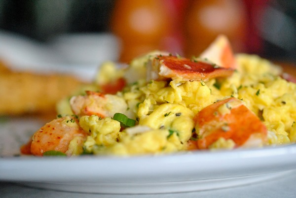 Half Shell Oyster House | Lobster Scrambled Eggs