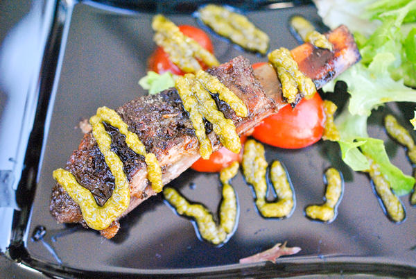 POLO GRILL, Dry-Rubbed and Roasted Lamb Spareribs 