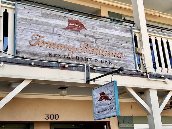 tommy bahama sign