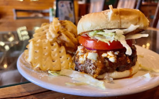 Knick's Tavern & Grill - CHIPOTLE CRUMBLED BLEU CHEESE BURGER