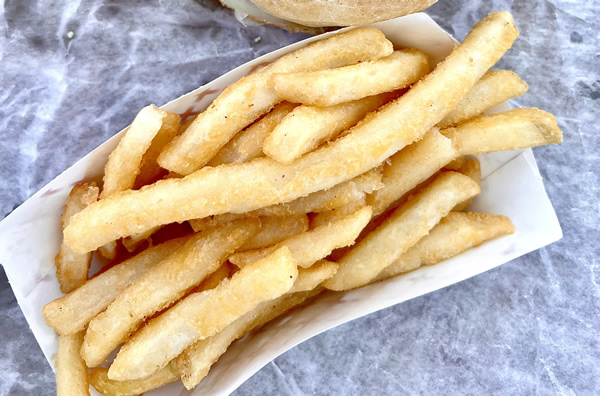 New Pass Grill Cheeseburger + Fries